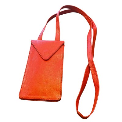 Citywalk Mobil-Tasche, Rotes Leder, dänisches Design