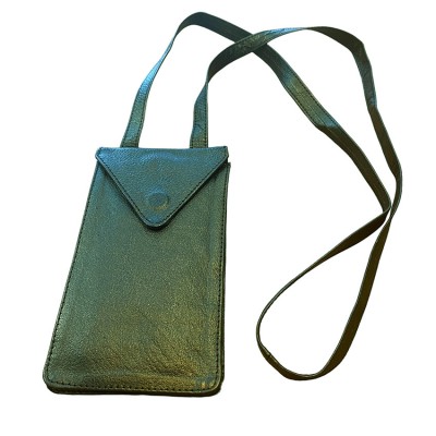 Citywalk mobile bag, green leather, danish design