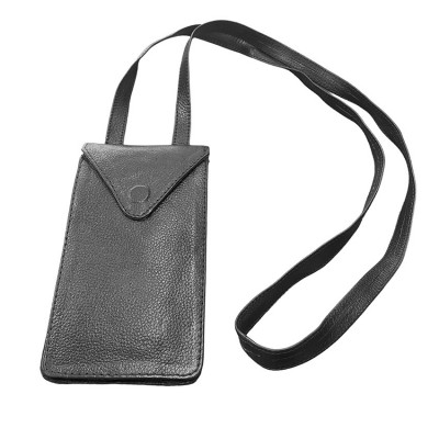 Citywalk Mobil-Tasche, Schwarzes Leder, dänisches Design