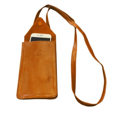 CITYWALK mobiltaske, orange læder, dansk design