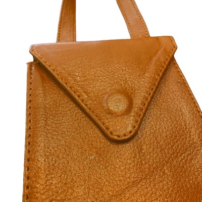 Citywalk Mobil-Tasche, Orange Leder, dänisches Design