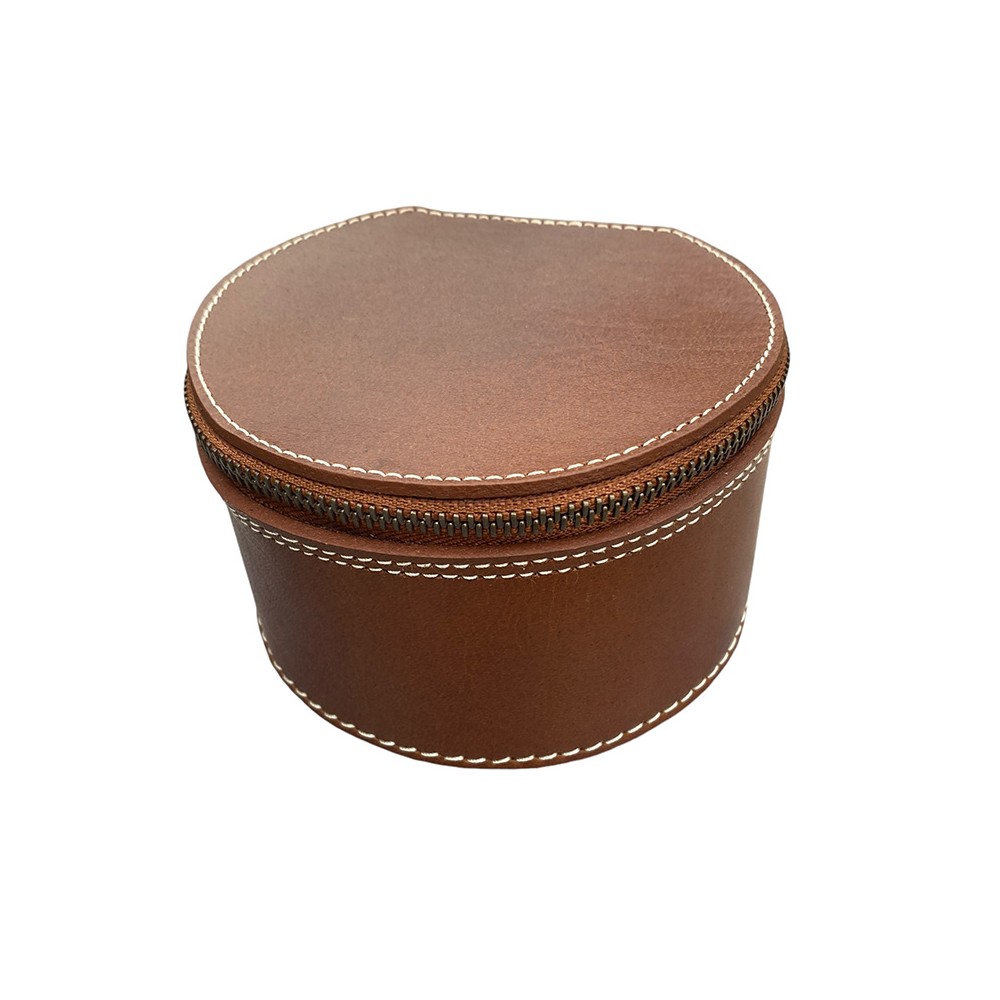 CASE etui für Fliegenrolle & Schmuck, brun læder, dansk design