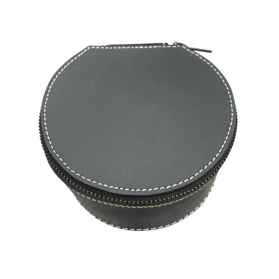 CASE Etui für Fliegenrolle & Schmuck, schwarzes Leder, dänisches Design