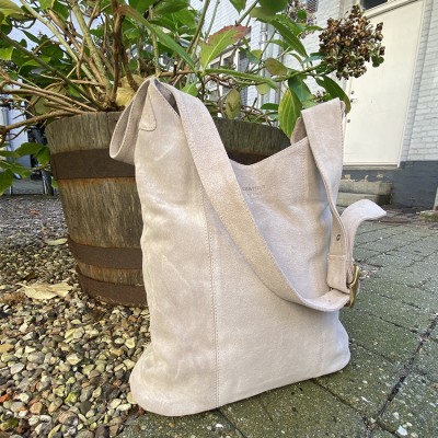 CITYWALK Shopper, Créme Wildleder, dänisches Design