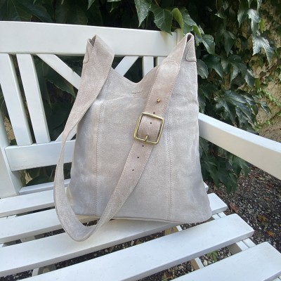 CITYWALK Shopper, Créme Wildleder, dänisches Design