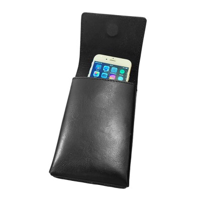 BELT Handycover, Schwarzes Leder, dänisches Design