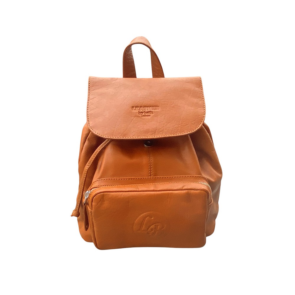 LEATHER by beth læder-rygsæk lavet... -lille, praktisk & blød