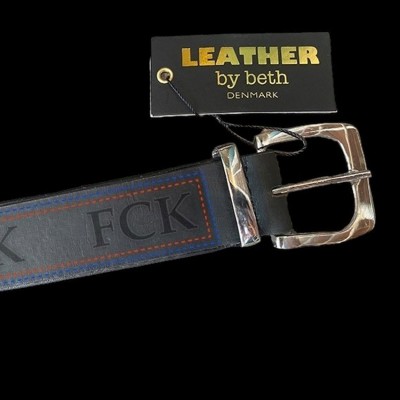 Belt design black leather Superliga