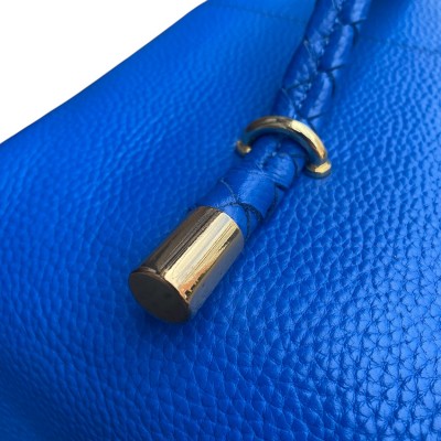 Hilton Beautyboks, blå Cashmere Grain læder