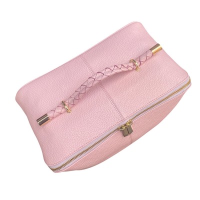 Hilton Beautyboks, lyserød Cashmere Grain læder