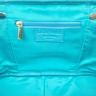 Hilton Beautyboks, türkis Cashmere Grain Leder