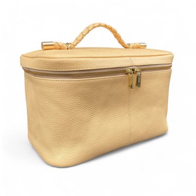 Hilton Beautyboks, créme Cashmere Grain læder