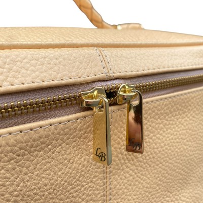 Hilton Beautyboks, créme Cashmere Grain læder