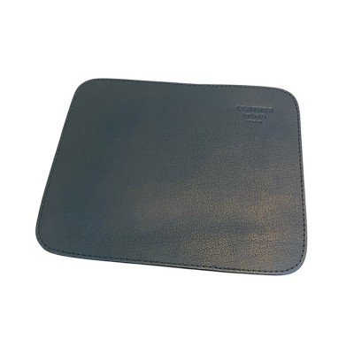 Mousepad aus schwarzem Naturleder - Dänisches Design