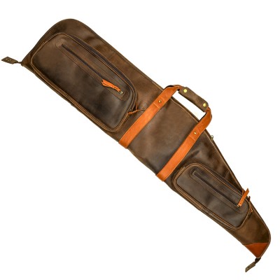 Rifle futteral / Gewehrtasche aus Rindsleder + Orange