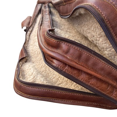 BLIXEN double rifle gunbag in Cashmere Grain