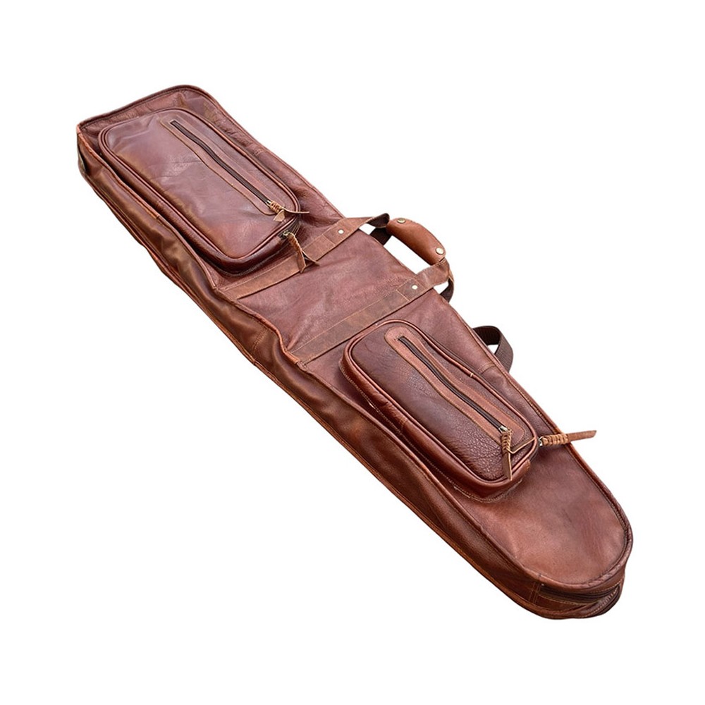 BLIXEN double rifle gunbag in Cashmere Grain