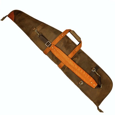 Rifle futteral / Gewehrtasche aus Rindsleder + Orange