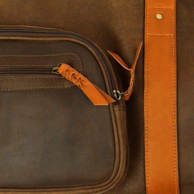Rifle futteral / Gewehrtasche aus Rindsleder + Orange