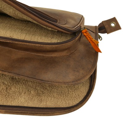 Rifle futteral / Gewehrtasche aus Rindsleder + Orange