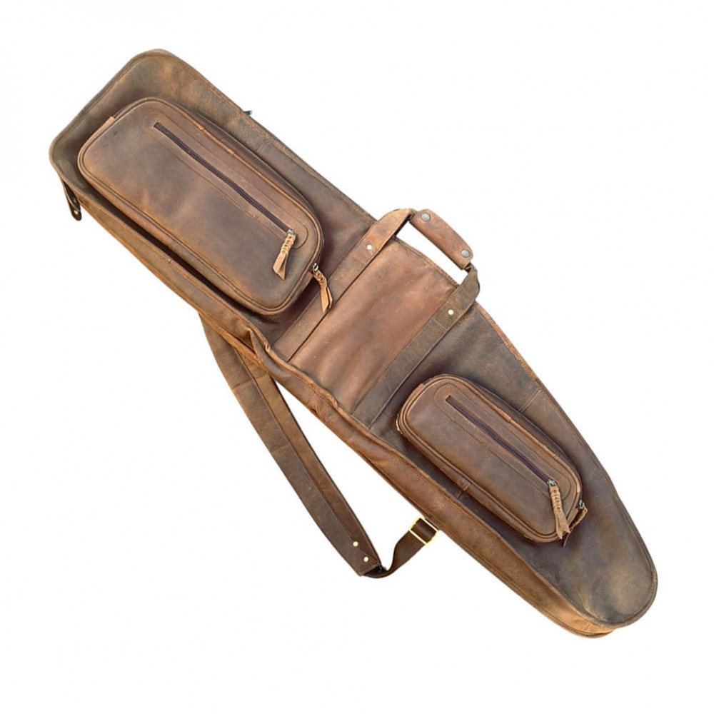 Blixen double rifle gunbag in Crazy Horse
