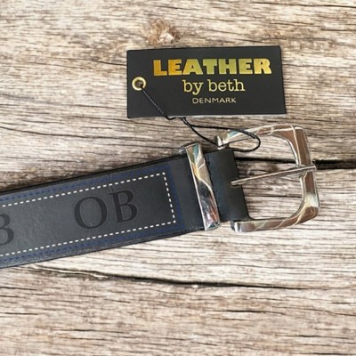 Belt design black leather Superliga