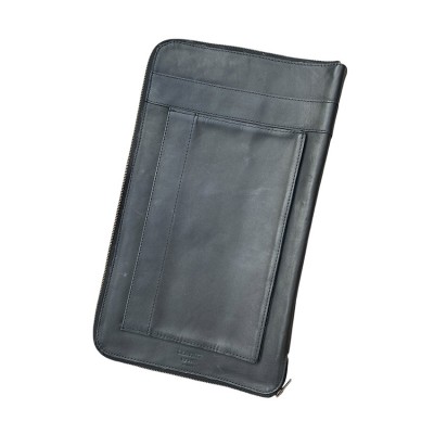 Messertasche, Schwarzes Leder, dänisches Design