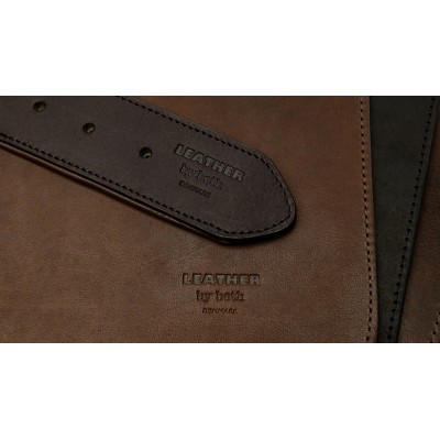 Leder-Tischunterlage in Braun, Dänisches Design
