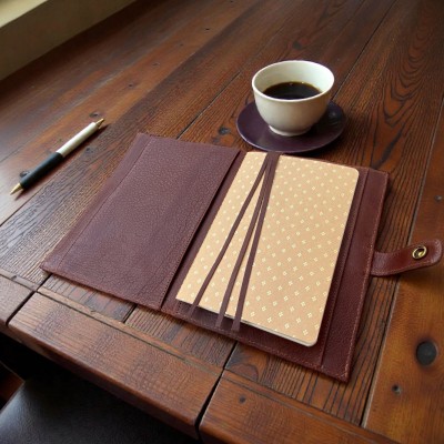 HILTON Bullet Journal aus Cashmere Leder